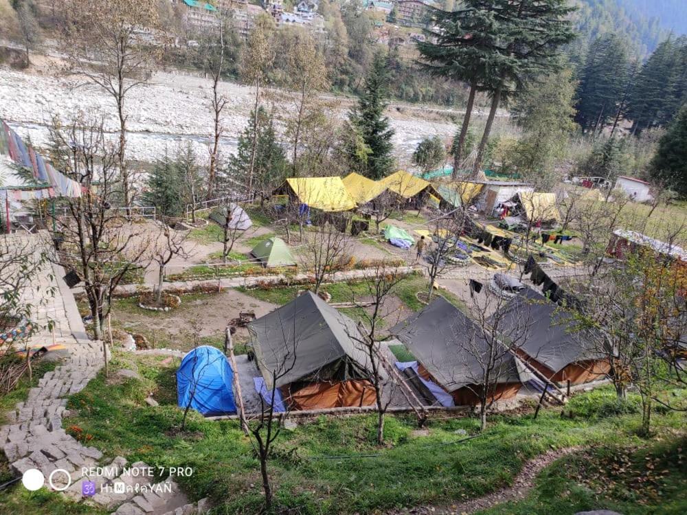 Himtrek Riverside Camps & Hostel Manali Manāli Exterior foto