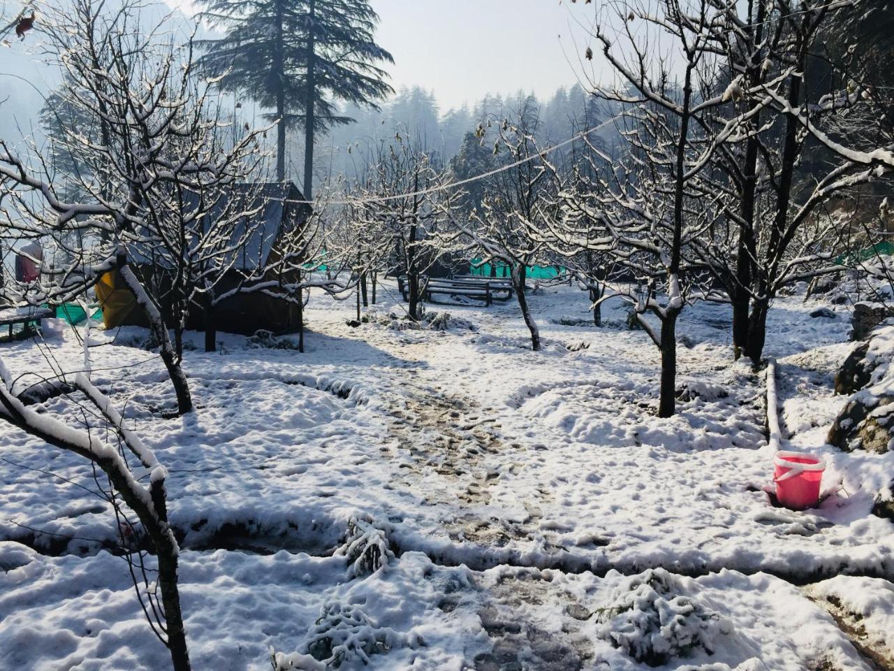 Himtrek Riverside Camps & Hostel Manali Manāli Exterior foto